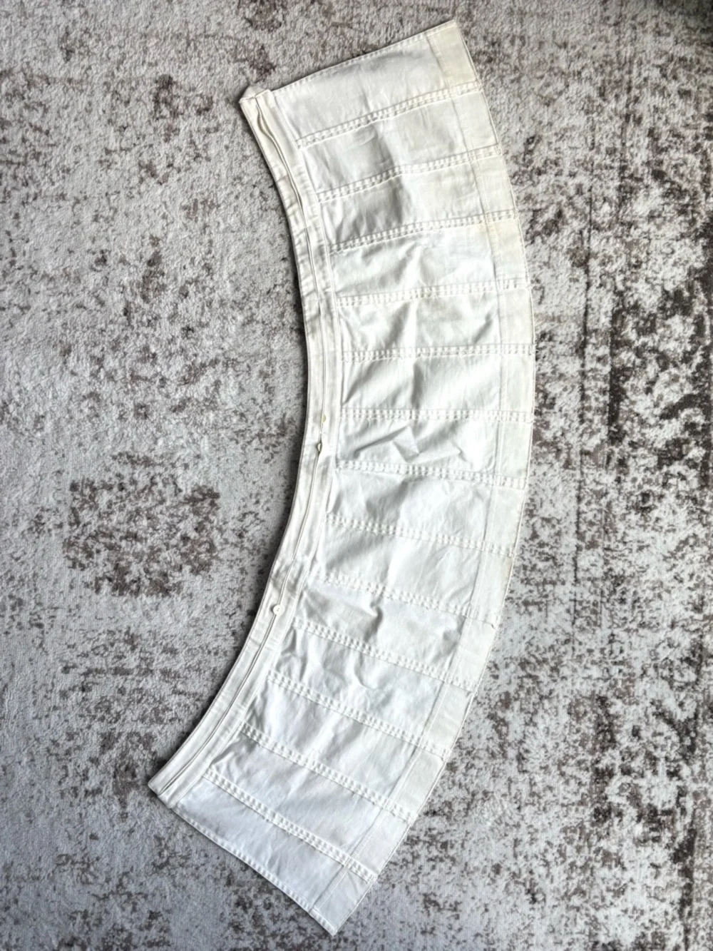 Zuczug Cream Wrap Mini Skirt - Clean A-Line Panel Design - Picture 5 of 10